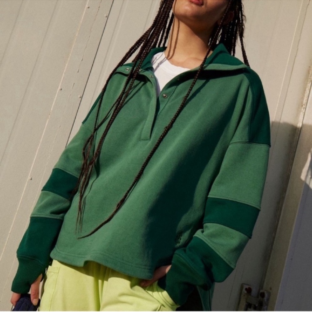NWT Free People Movement | Warm Down Colorblock Pullover | Medium
